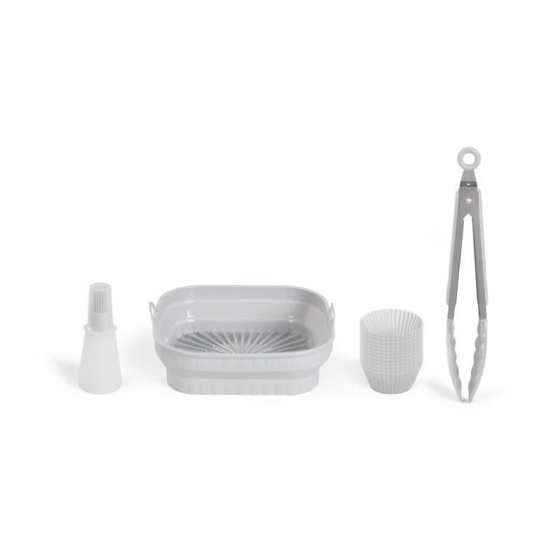 Set de 4 accessoires pour friteuse sans huile - LIVOO - MEN428 - 1 mou
