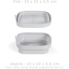 Set de 4 accessoires pour friteuse sans huile - LIVOO - MEN428 - 1 moule 2 en 1 pliable - 1 set de 12 moules - 1 pinceau - 1 pin