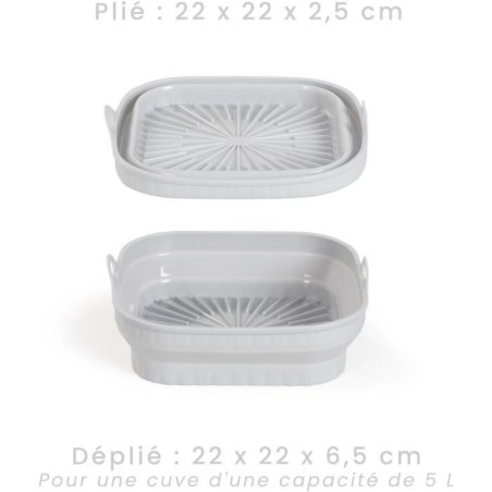 Set de 4 accessoires pour friteuse sans huile - LIVOO - MEN428 - 1 moule 2 en 1 pliable - 1 set de 12 moules - 1 pinceau - 1 pin
