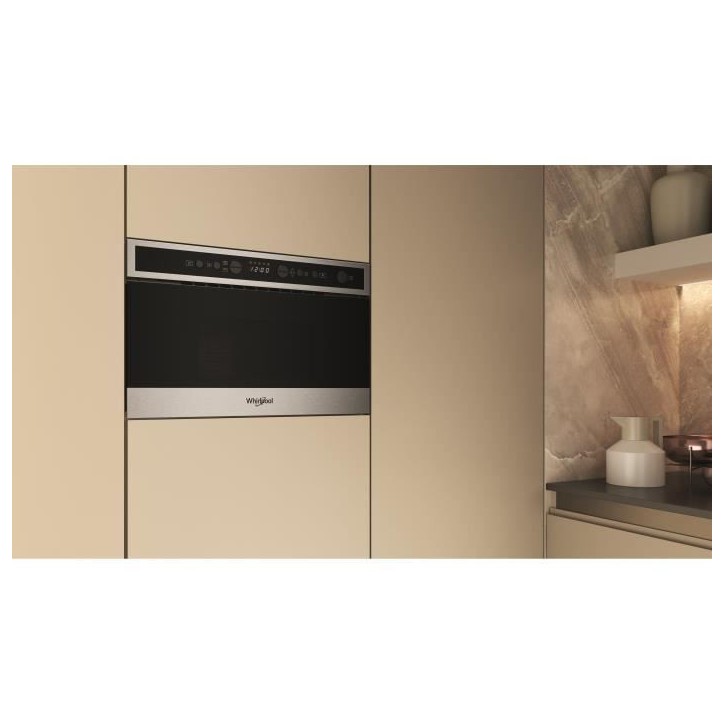 Four micro-ondes encastrable - WHIRLPOOL - WMN4I4BXF - Inox anti-trace - 22 L Four micro-ondes encastrable - WHIRLPOOL - WMN4I4BXF - Inox anti-trace - 22 L