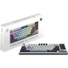 Clavier gamer sans fil - Switches mécaniques linéaires - MSI FORGE G