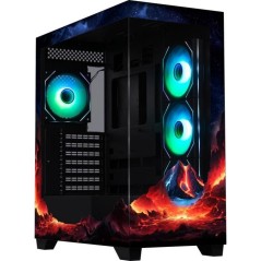 Boîtier PC sans alimentation - BITFENIX - CETO Premium Volcano - Moye