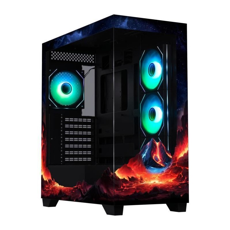 Boîtier PC sans alimentation - BITFENIX - CETO Premium Volcano - Moye