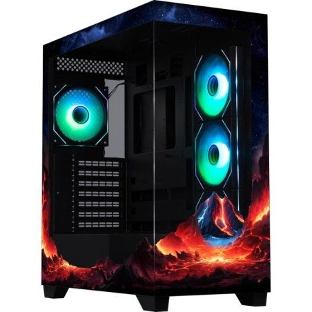 Boîtier PC sans alimentation - BITFENIX - CETO Premium Volcano - Moye
