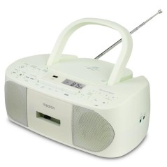 Radio CD K7 - MEDION - FM - 2x3W RMS - Vert