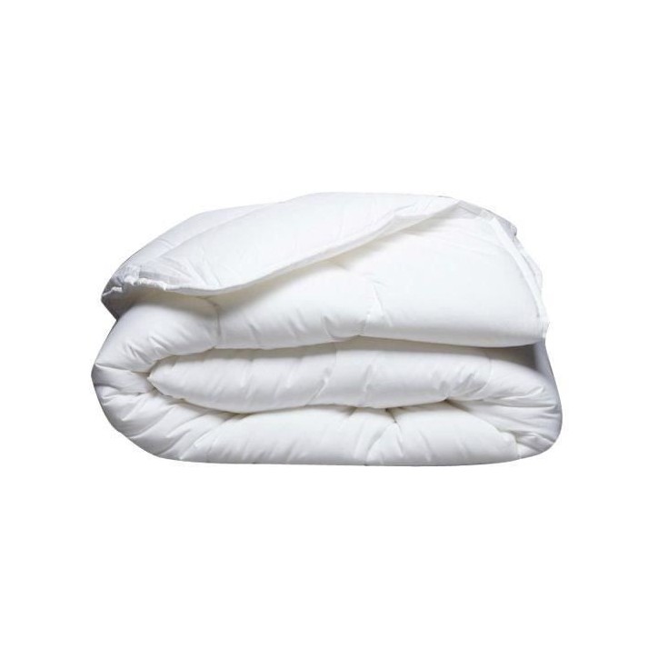 Couette tempérée anti-acariens - 300 gr/m² - BLANREVE - 200 x 200 cm - Blanc Couette tempérée anti-acariens - 300 gr/m² - BLANREVE - 200 x 200 cm - Blanc