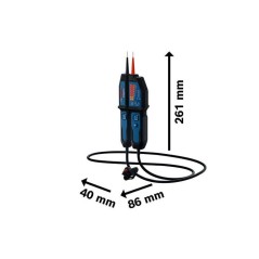 Testeur de tension - BOSCH - GVT 1000-15 - IP65 - 1000 V - Ergonomique