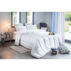 Couette tempérée anti-acariens - 300 gr/m² - BLANREVE - 200 x 200 c
