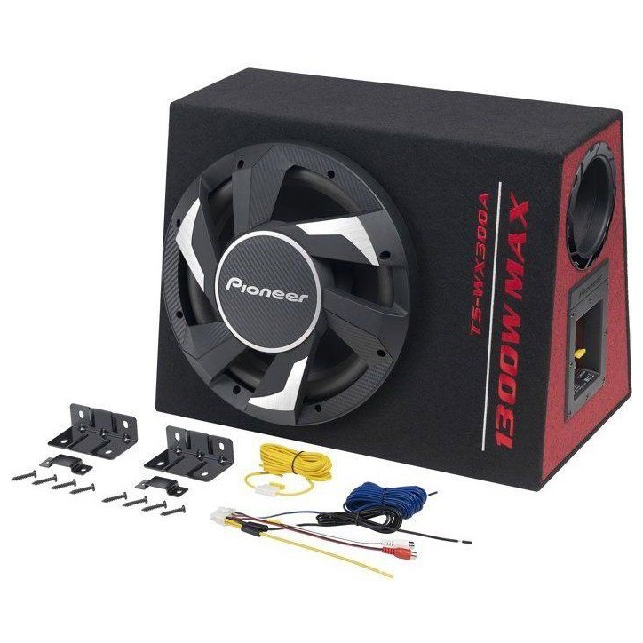Caisson amplifié - PIONEER - Amplification numérique - 1300 W max - 113dB - 20 / 130Hz Caisson amplifié - PIONEER - Amplification numérique - 1300 W max - 113dB - 20 / 130Hz