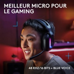 Casque gamer - sans fil - Logitech G - G522 - Lightspeed - Noir