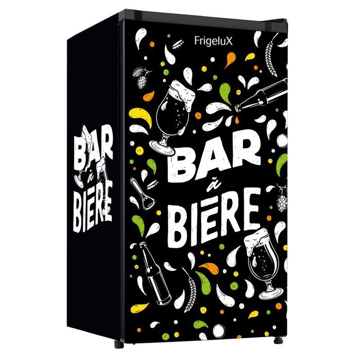 Bar a biere - FRIGELUX - BAB89NE - 88 L - Classe E - 45 x 49 x 83,1 cm - Design « Bar a biere » Noir