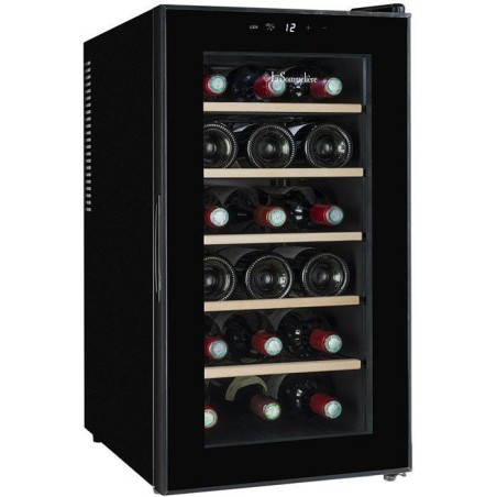 Cave a vin de service - LA SOMMELIERE - 18SILENCE - 18 bouteilles - Classe F - 34,5 x 51 x 65,2 cm - Noir