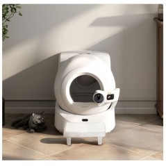 Marche sur pieds - PETKIT - Pour litiere PURAMAX et PuroBOt - Blanc