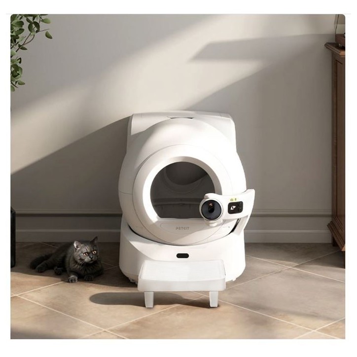 Marche sur pieds - PETKIT - Pour litiere PURAMAX et PuroBOt - Blanc Marche sur pieds - PETKIT - Pour litiere PURAMAX et PuroBOt - Blanc