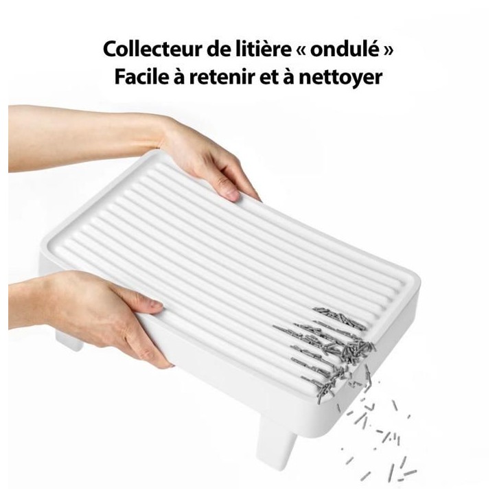 Marche sur pieds - PETKIT - Pour litiere PURAMAX et PuroBOt - Blanc Marche sur pieds - PETKIT - Pour litiere PURAMAX et PuroBOt - Blanc