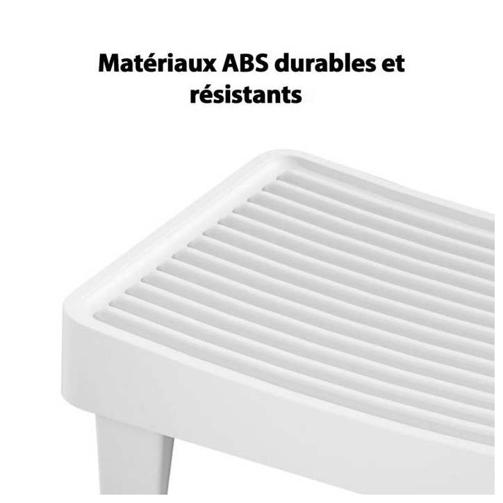 Marche sur pieds - PETKIT - Pour litiere PURAMAX et PuroBOt - Blanc Marche sur pieds - PETKIT - Pour litiere PURAMAX et PuroBOt - Blanc