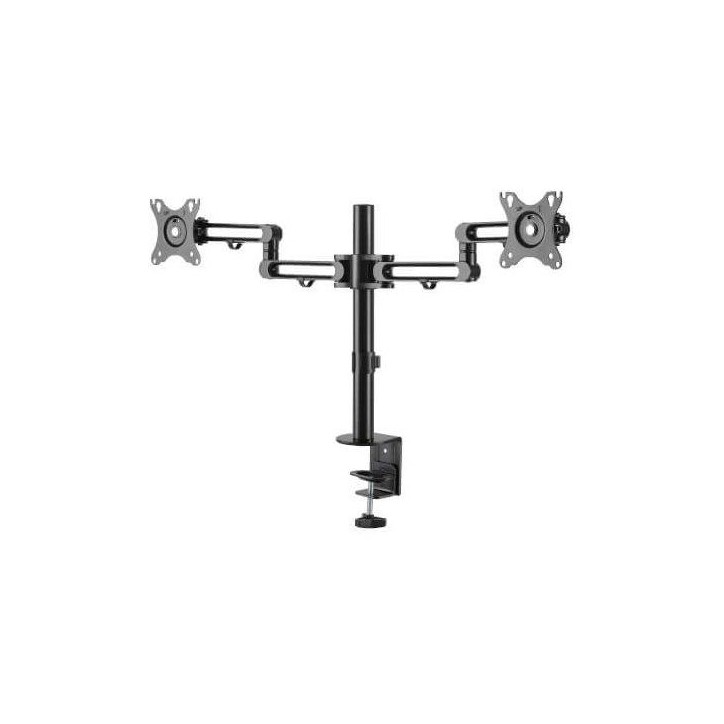 Support double écrans - Eaton - DDR1327SDFC-1 - Bras flexible articulé - Fixation bureau - Écrans 13-27 Support double écrans - Eaton - DDR1327SDFC-1 - Bras flexible articulé - Fixation bureau - Écrans 13-27