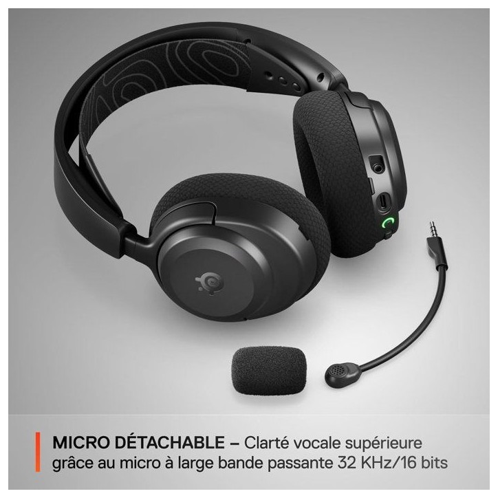 Casque Gaming sans fil - STEELSERIES - Arctis Nova 3P Wireless - Pour Playstation - Noir Casque Gaming sans fil - STEELSERIES - Arctis Nova 3P Wireless - Pour Playstation - Noir