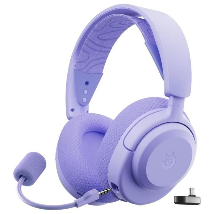 Casque gaming sans fil - STEELSERIES - Arctis Nova 3PW - Autonomie 40h - Connexion 2,4 GHz - Bluetooth
