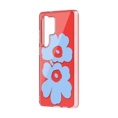 Coque pour Samsung Galaxy S25 Ultra Motif Floral Unikko Samsung Rouge