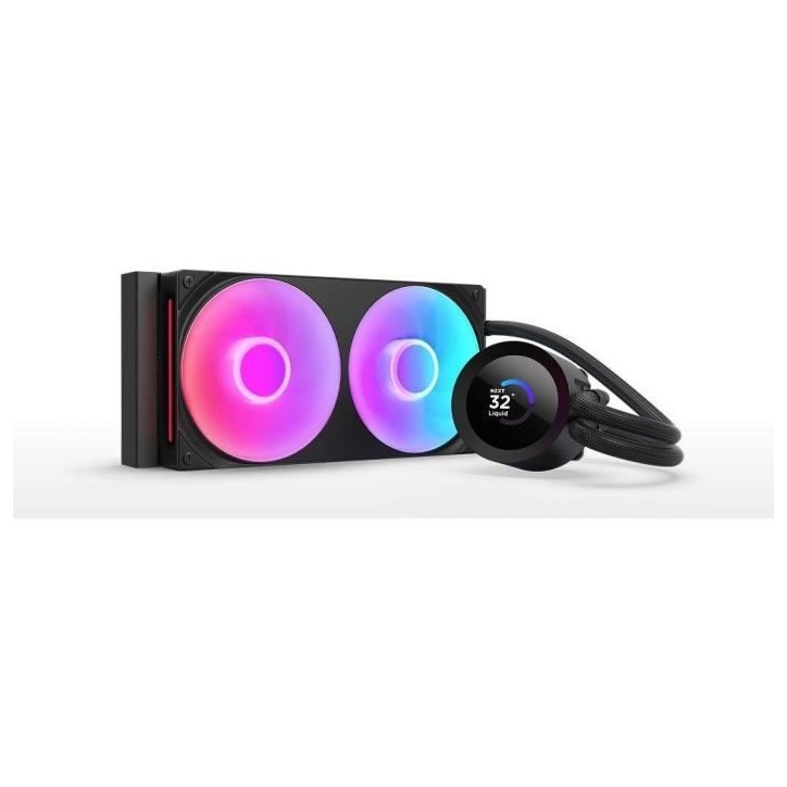 Watercooling - NZXT - RL-KR240-B2 - Kraken Plus 240 RGB - Écran carré 1.54 personnalisable et ventilateurs RGB - Noir Watercooling - NZXT - RL-KR240-B2 - Kraken Plus 240 RGB - Écran carré 1.54 personnalisable et ventilateurs RGB - Noir