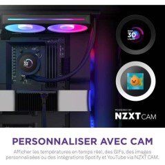 Watercooling - NZXT - RL-KR240-B2 - Kraken Plus 240 RGB - Écran carr