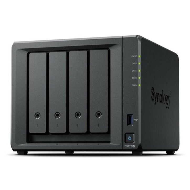 Serveur NAS - SYNOLOGY - DS425+ - 4 baies - 2 Go RAM DDR4 - Intel Celeron J4125