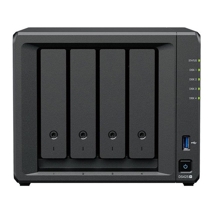 Serveur NAS - SYNOLOGY - DS425+ - 4 baies - 2 Go RAM DDR4 - Intel Celeron J4125