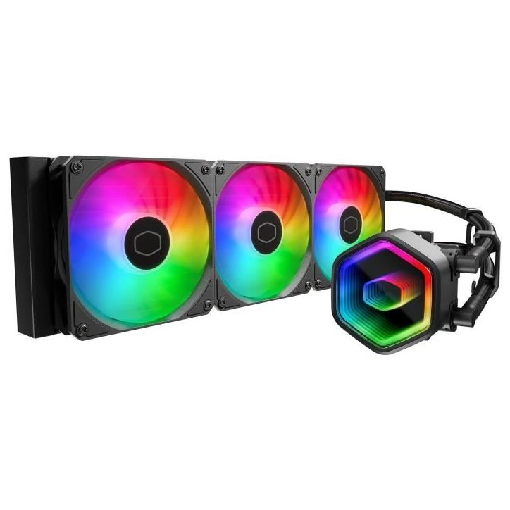 Refroidissement PC - COOLER MASTER - MLW-D36M-A18PA-R1 - MasterLiquid 360 Core II ARGB Refroidissement PC - COOLER MASTER - MLW-D36M-A18PA-R1 - MasterLiquid 360 Core II ARGB