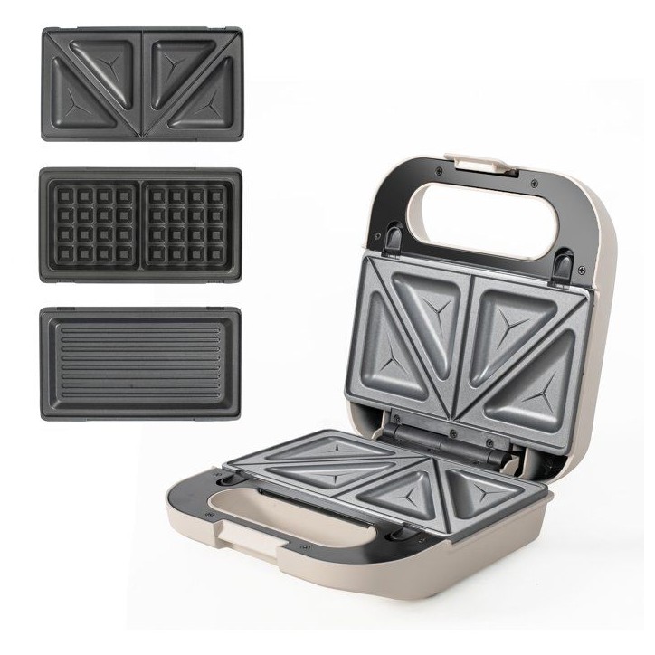 Appareil 3 en 1 - LIVOO - DOP256C - gaufres / croques / grill - 750 W Appareil 3 en 1 - LIVOO - DOP256C - gaufres / croques / grill - 750 W