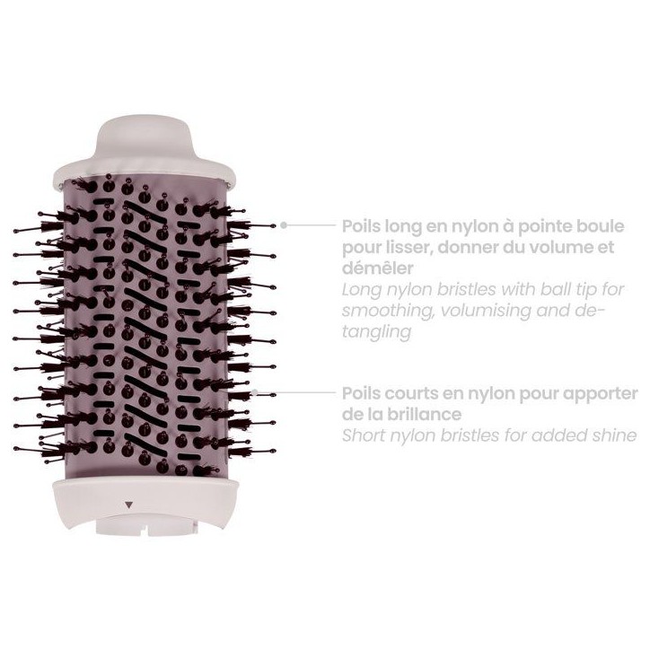 Brosse soufflante - LIVOO - DOS211 - 2-en-1 - 1200 W - Revetement céramique Brosse soufflante - LIVOO - DOS211 - 2-en-1 - 1200 W - Revetement céramique