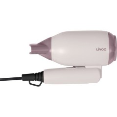 Seche-cheveux de voyage pliable - LIVOO - DOS208 - Compact - Bi-voltag