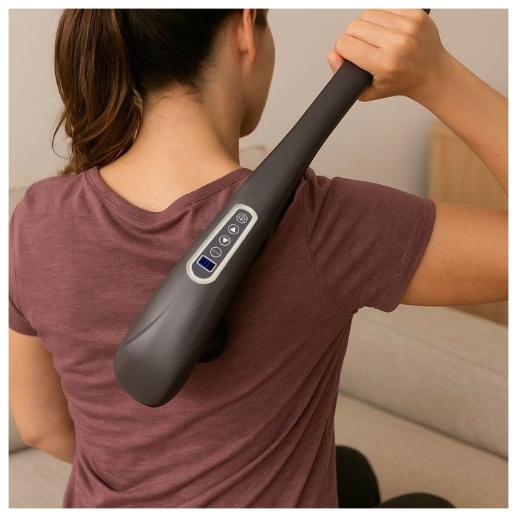 Masseur multifonction XXL 6-en-1 - LIVOO - DOS223C - 12 modes - Manche XXL - Rechargeable Masseur multifonction XXL 6-en-1 - LIVOO - DOS223C - 12 modes - Manche XXL - Rechargeable