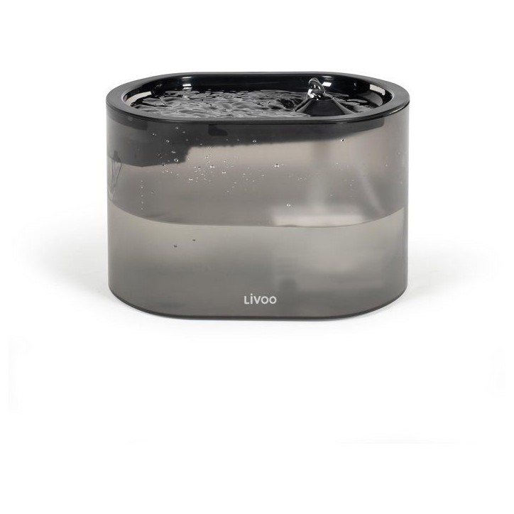 Fontaine a eau pour animaux - LIVOO - PET108 - Capacité 2,5 L - Pompe 5 W - Pompe silencieuse 40 dB max Fontaine a eau pour animaux - LIVOO - PET108 - Capacité 2,5 L - Pompe 5 W - Pompe silencieuse 40 dB max