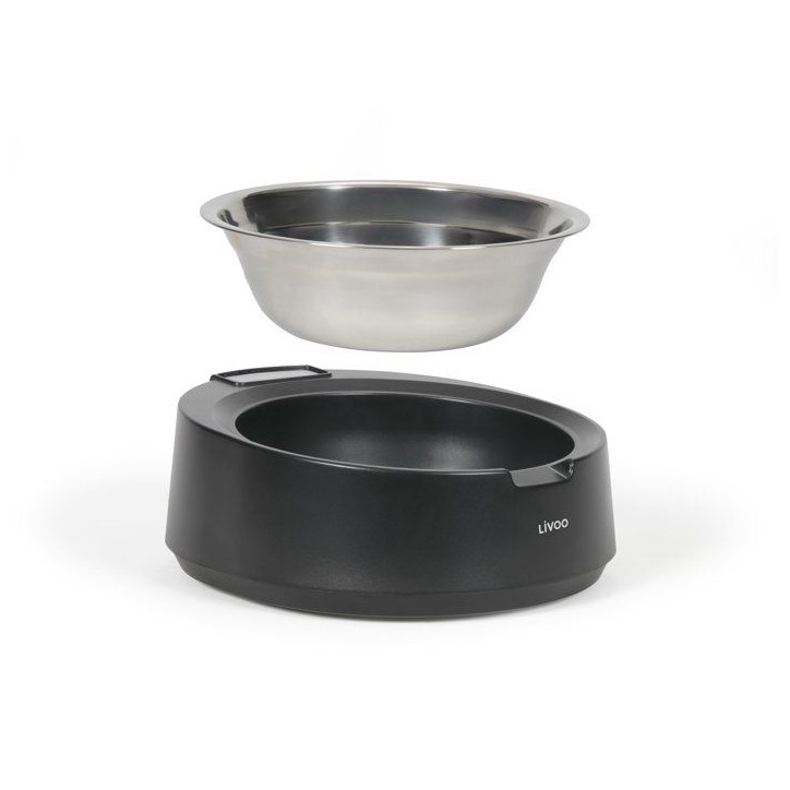 Gamelle avec balance intégrée - LIVOO - PET109N - Capacité 5 kg - Écran LCD rétroéclairé - Bol inox 800 ml