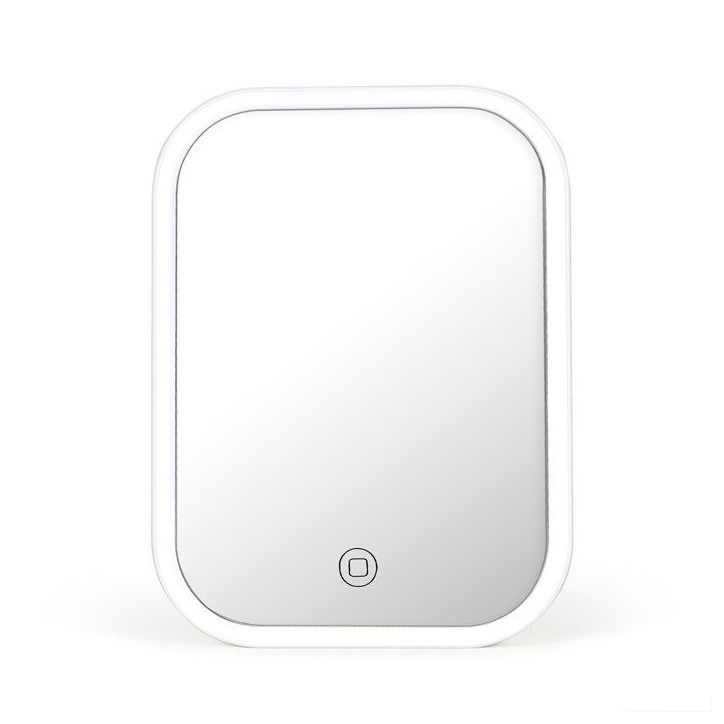 Miroir de maquillage lumineux - LIVOO - DOS224W - LED - Rechargeable - Inclinaison réglable Miroir de maquillage lumineux - LIVOO - DOS224W - LED - Rechargeable - Inclinaison réglable