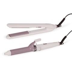 Set lisseur et boucleur - LIVOO - DOS215 - Céramique - 2-en-1 - Chauf