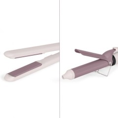 Set lisseur et boucleur - LIVOO - DOS215 - Céramique - 2-en-1 - Chauf