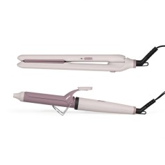Set lisseur et boucleur - LIVOO - DOS215 - Céramique - 2-en-1 - Chauf