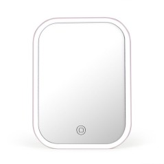 Miroir de maquillage lumineux - LIVOO - DOS224P - LED - Sans fil - Aut