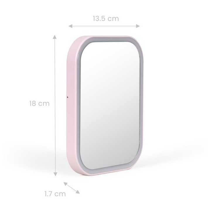 Miroir de maquillage lumineux - LIVOO - DOS224P - LED - Sans fil - Autonomie 4 h Miroir de maquillage lumineux - LIVOO - DOS224P - LED - Sans fil - Autonomie 4 h