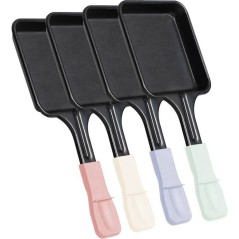 Lot de 4 caquelons a raclette - LIVOO - MEN438 - revetement antiadhésif sans PFAS - 8 x 8 cm - compatibles appareils a raclette