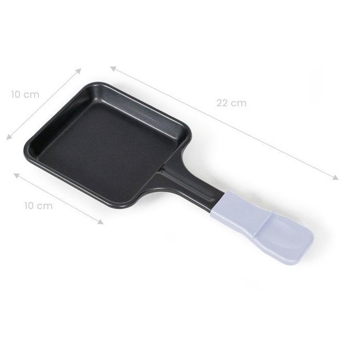 Lot de 4 caquelons a raclette - LIVOO - MEN438 - revetement antiadhésif sans PFAS - 8 x 8 cm - compatibles appareils a raclette Lot de 4 caquelons a raclette - LIVOO - MEN438 - revetement antiadhésif sans PFAS - 8 x 8 cm - compatibles appareils a raclette