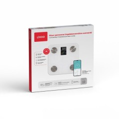 Pese-personne impédancemetre connecté - LIVOO - DOM514 - Électroniq