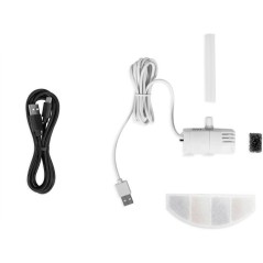 Distributeur de croquettes automatique et fontaine a eau - LIVOO - PET