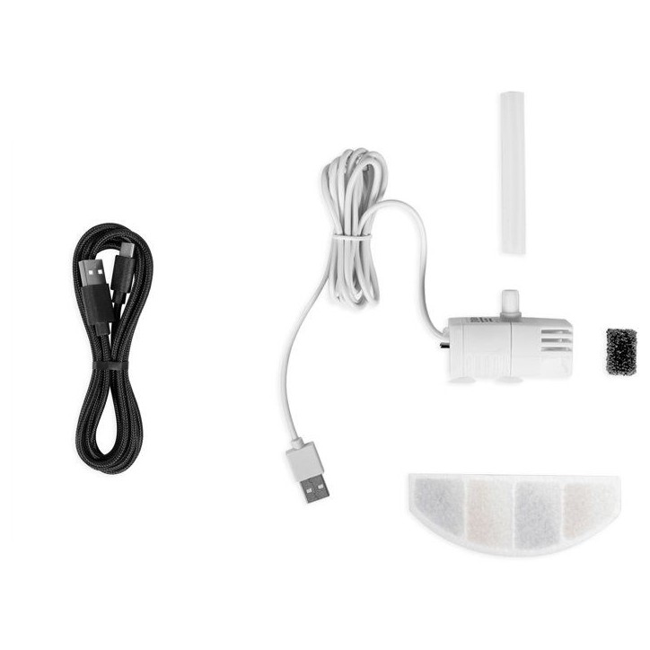 Distributeur de croquettes automatique et fontaine a eau - LIVOO - PET107 - Capacité 3 L - Connecté TUYA Distributeur de croquettes automatique et fontaine a eau - LIVOO - PET107 - Capacité 3 L - Connecté TUYA