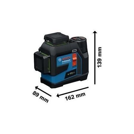 Laser a ligne - BOSCH PROFESSIONAL - GLL 12V-100-33 CG - 3 lignes 360° - Alimentation Dual Power - IP65