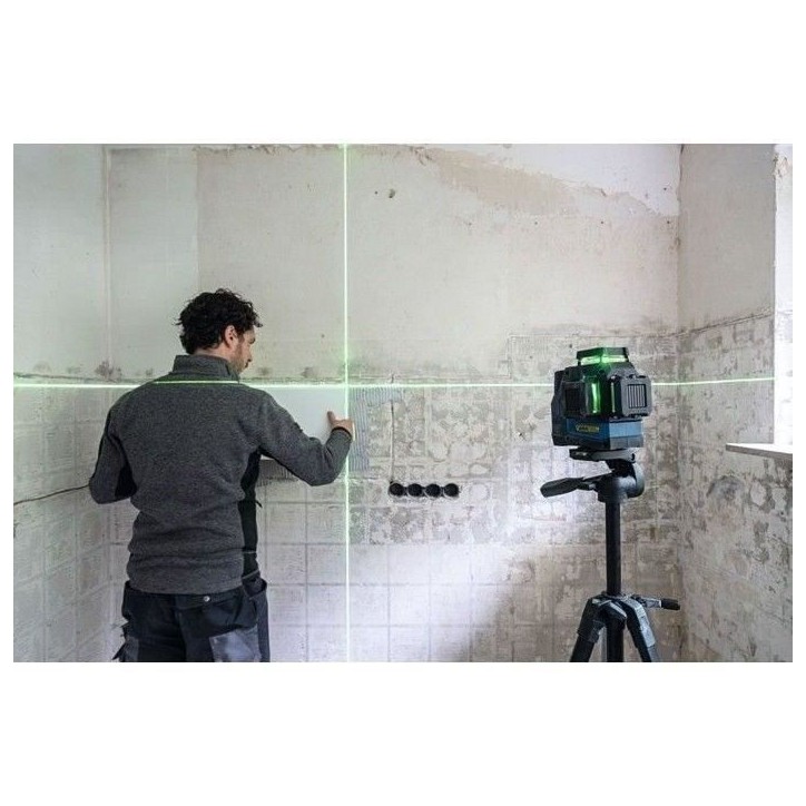 Laser a ligne - BOSCH PROFESSIONAL - GLL 12V-100-33 CG - 3 lignes 360° - Alimentation Dual Power - IP65 Laser a ligne - BOSCH PROFESSIONAL - GLL 12V-100-33 CG - 3 lignes 360° - Alimentation Dual Power - IP65