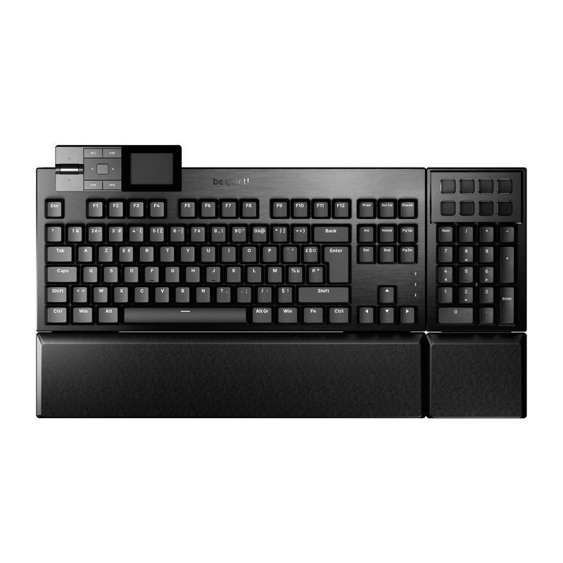 Clavier mécanique gamer - Silent Linear - BE QUIET! - Dark Mount - FR