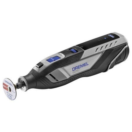 Dremel 8250 Outil Rotatif Multifonction Sans-fil 12V, 65 acc, 5 adaptations, 1 batterie 2Ah, de 5.000 a 30.000 tr/min